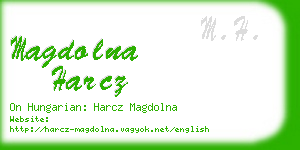 magdolna harcz business card